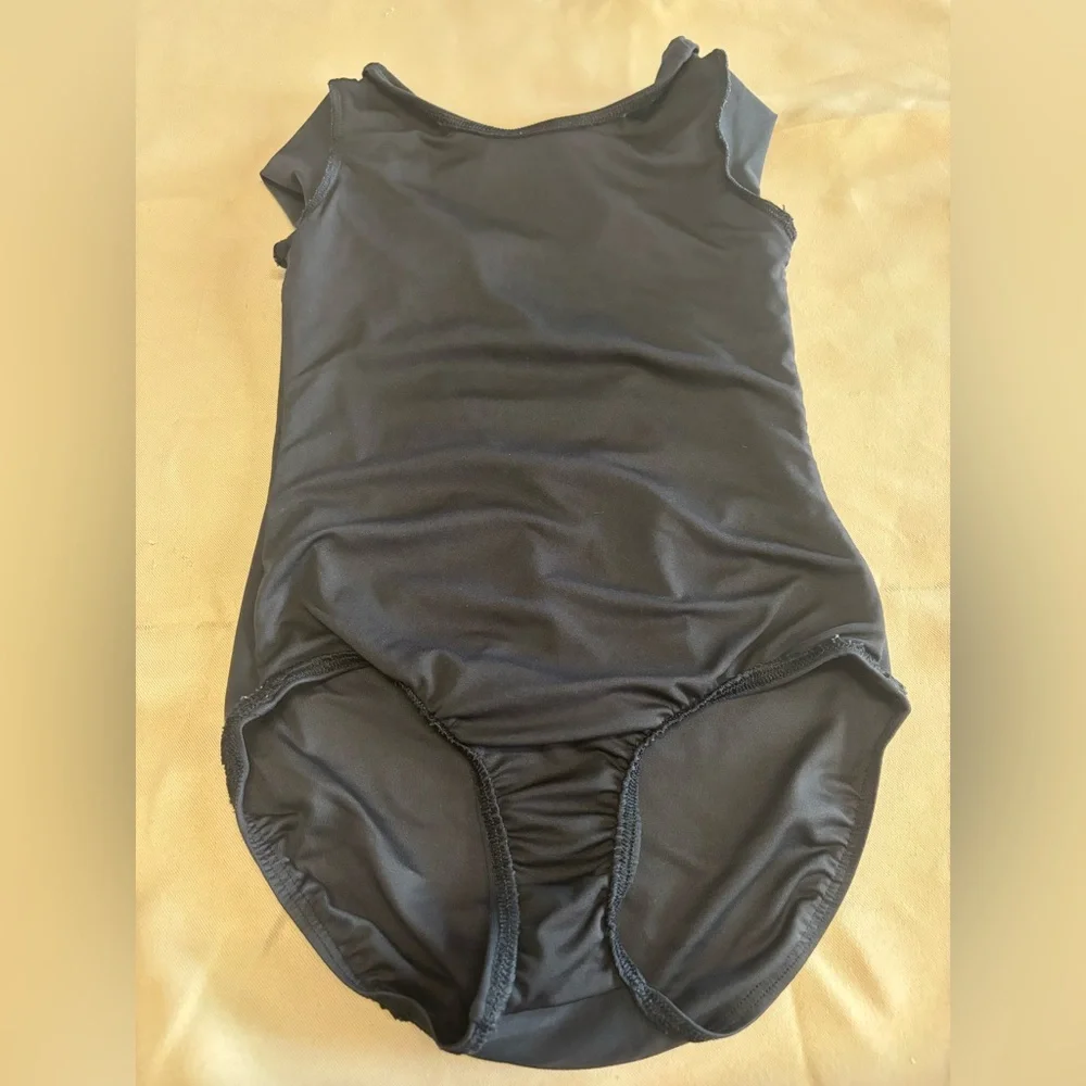 Justice Black Leotard for Kids‎ Dance Gymnastics